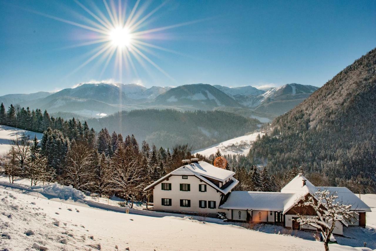 Ferienwohnung Bruderhoferhütte Hinterstoder Exterior foto